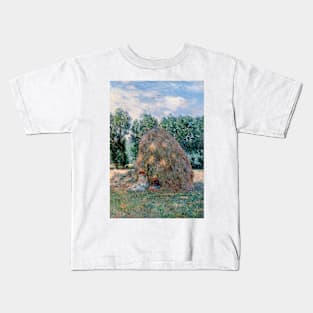 PANTONE MONET - Boulevard des Capucines by Claude Monet Kids T-Shirt